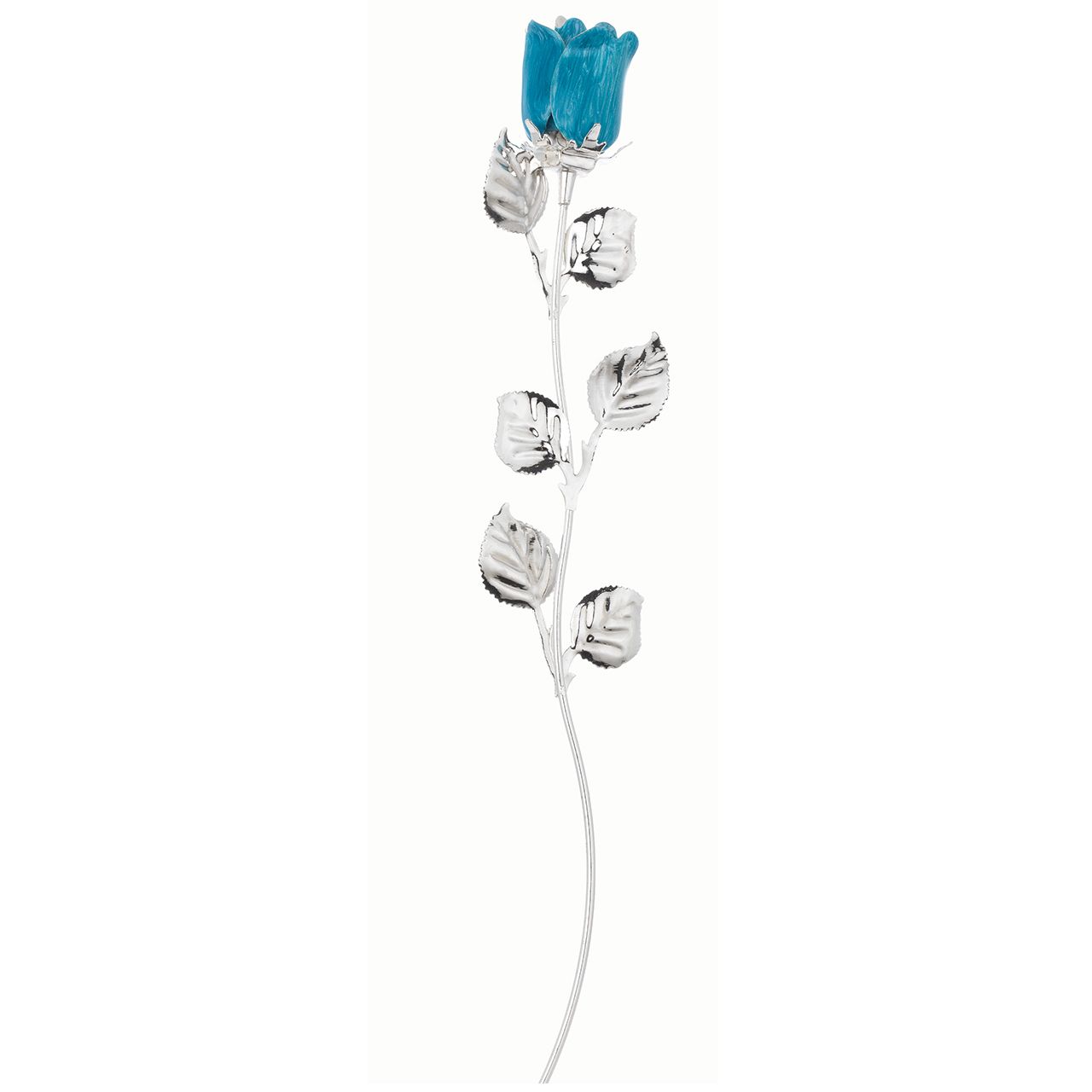 10X ROSE CM 30 - AZZURRA (SENZA CONFEZIONE)